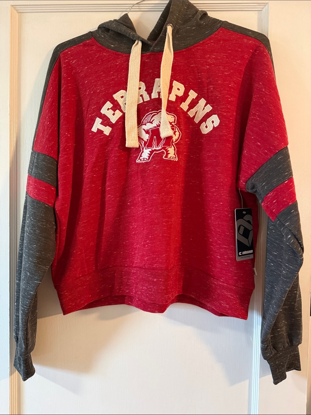 University of Maryland TerrapinsColosseum Red and Gray Terrapins Hoodie